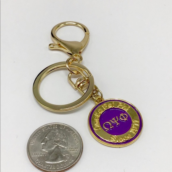 Omega Psi Phi Keychain - Picture 2 of 4